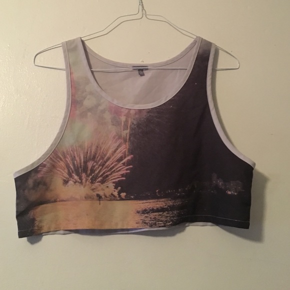 Fireworks crop top.