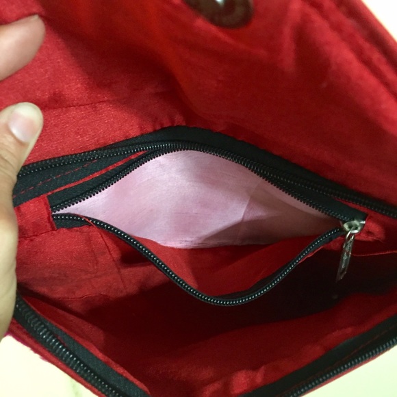 LF colorful embroidered clutch with strap! - Picture 5 of 5