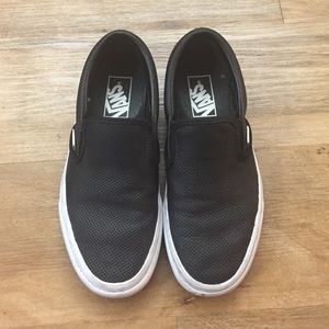 Vans Perforated Black slip-on