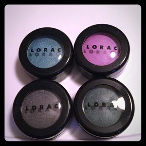 4 SINGLE LORAC EYESHADOWS!!!