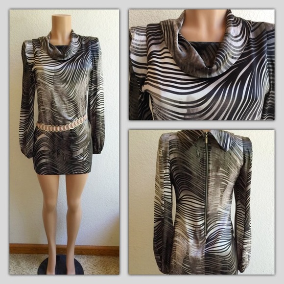 GUESS BY MARCIANO SABINA ZEBRA DRESS - Picture 2 of 4