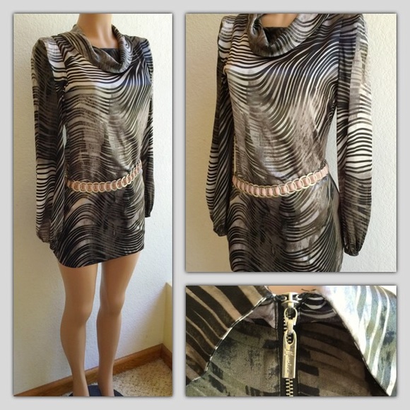 GUESS BY MARCIANO SABINA ZEBRA DRESS - Picture 3 of 4