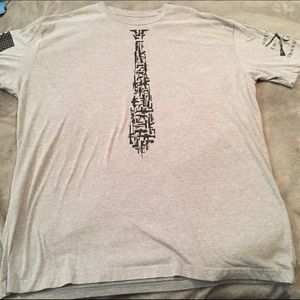 Men's Gray Gun Tie T-Shirt