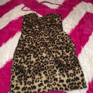 Cheetah print dress