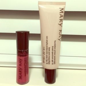 Mary Kay lip gloss and make up primer