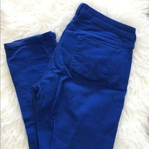 Super skinny royal blue colored jeans size 13 jrs