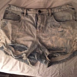 Free people Distressed Shorts