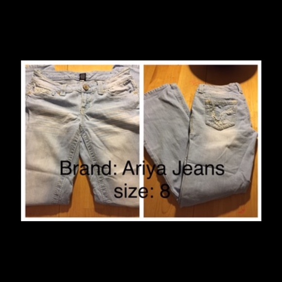 Never worn. Light colored jeans - Picture 1 of 1