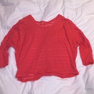 Red striped shirt