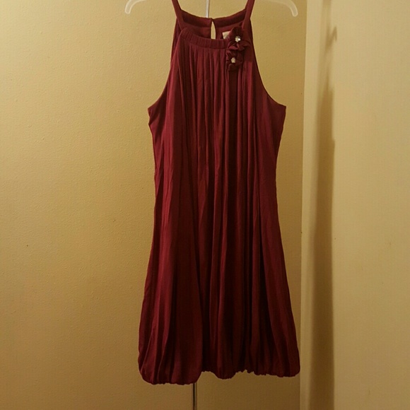 Burgundy Sangria dress