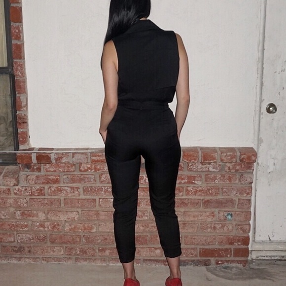 LAST ONE - Black pantsuit/jumpsuit - Picture 3 of 4