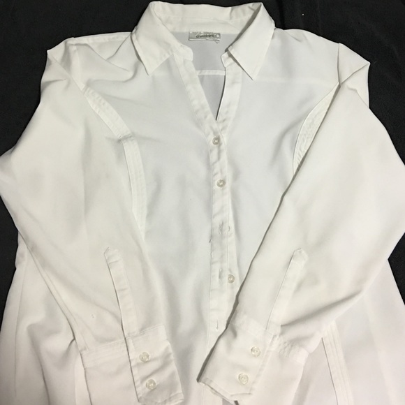 EUC dress barn silky blouse size xl
