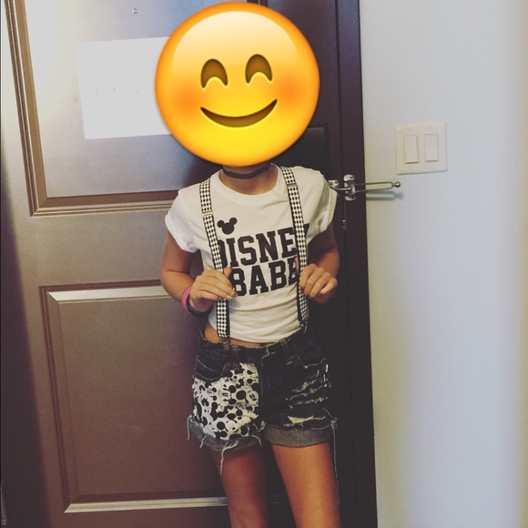 Shirt and Jean shorts