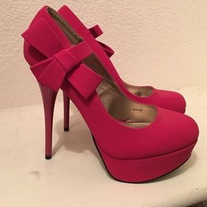 Pink heels