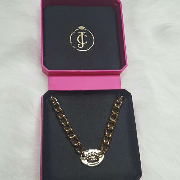 Juicy Couture Crown charm necklace