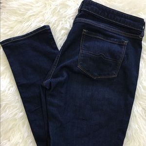 Super skinny dark denim jeans size 13