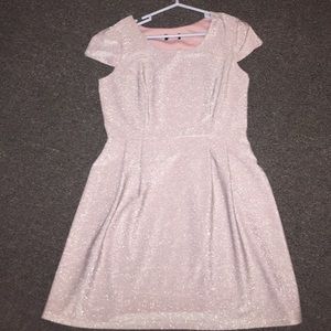 Sparkly soft pink dress