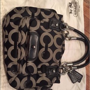 Coach Purse w/ safe bag and long strap