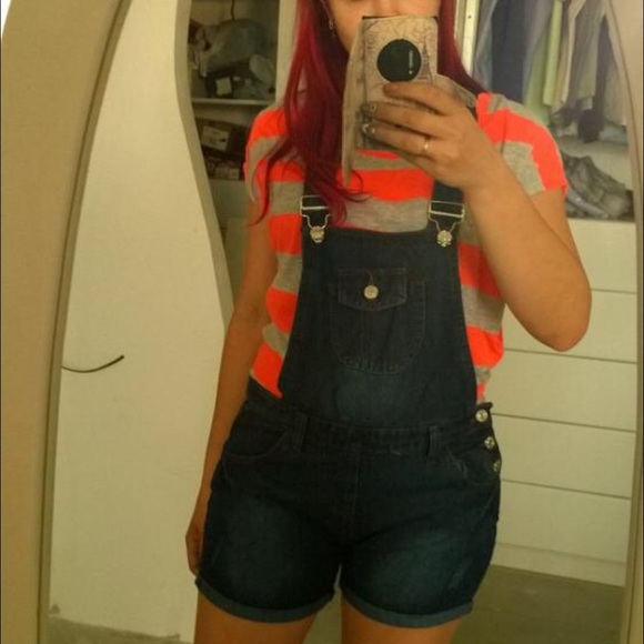 Denim romper/ jumpsuit