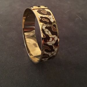 🎉BOTTOM PRICE🎉Coach Enamel Leopard Print Bangle