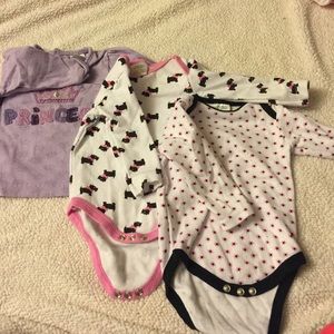 3 long sleeve baby tops