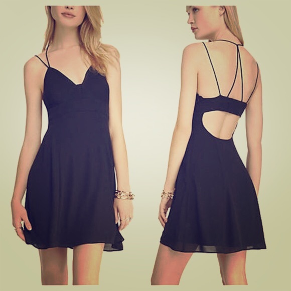 Sexy black dress