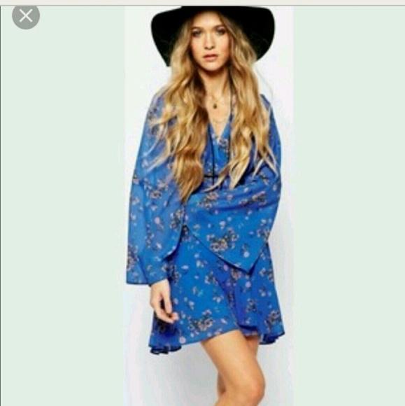 SOLD SOLD Free People Cobalt lilou dress