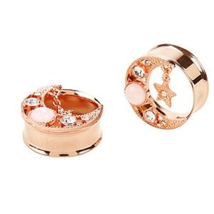 7/16" Rose Gold plugs