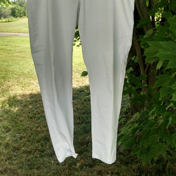 1826 Jeans White Stretch Twill Skinny Pants - Picture 3 of 4