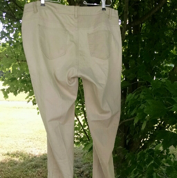 1826 Jeans Khaki Stretch Twill Skinny Pants - Picture 3 of 4