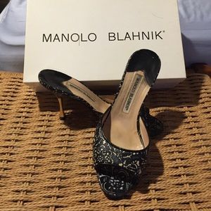 Open toe 2-1/2 inch heel