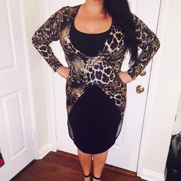 Poetry Dresses & Skirts - Super sexy Leopard Dress/Bathing suit Cover up