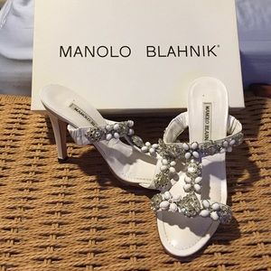 4 inch slip on sandal