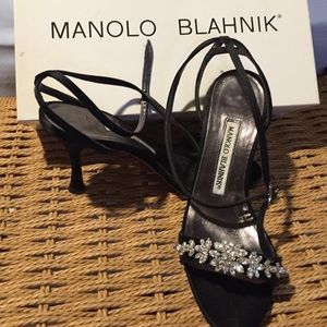 Ankle strapped 3 inch heel