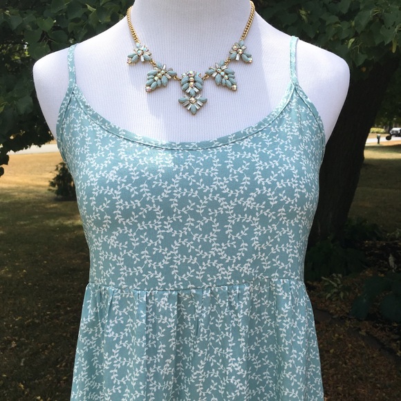 PEASANT BOHO TINY BLUE FLOWERS - Picture 7 of 8