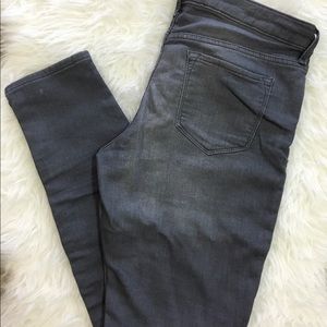 Gray rockstar skinny jeans size 10