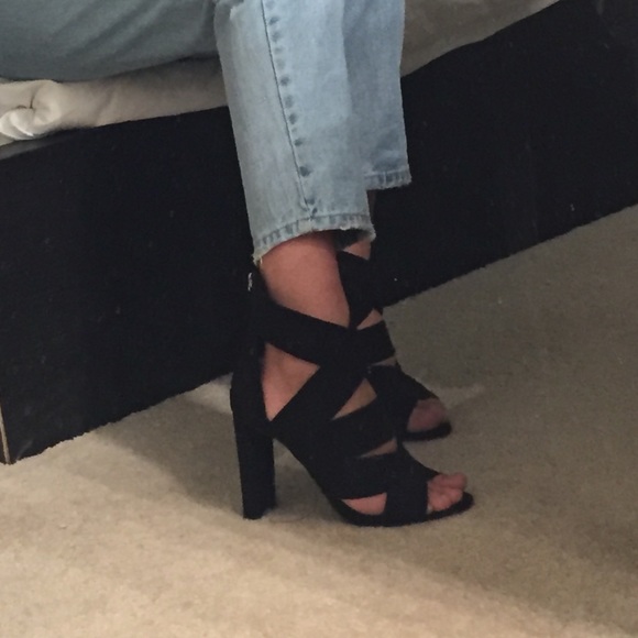 Zara black heels