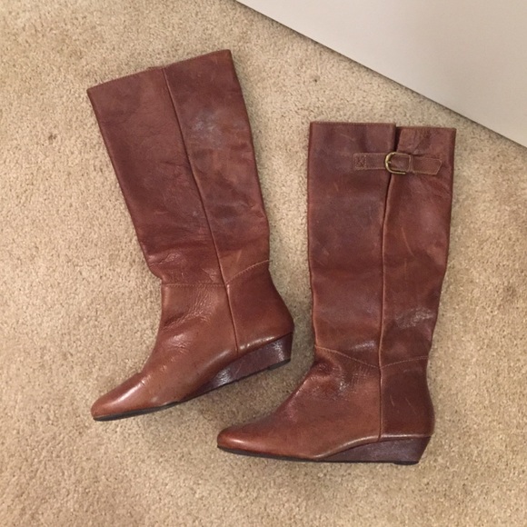 Aldo brown leather boots