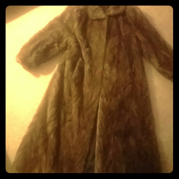 Vintage sagas full length mink coat