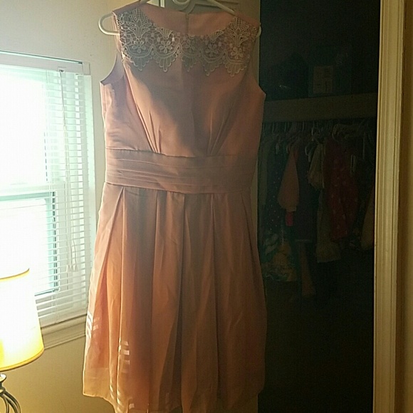 Brand new evening  dress blush color