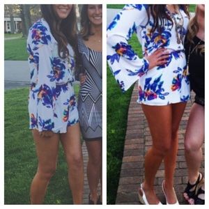 Show Me Your MuMu - Red Rocks Romper - Petal Paint