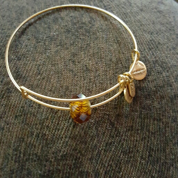 Alex and ani gold short and sweet harvest