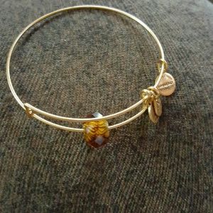 Alex and ani gold short and sweet harvest
