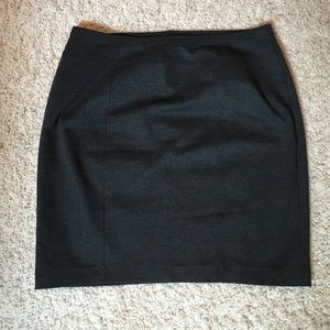 Dark Gray Stretchy Skirt