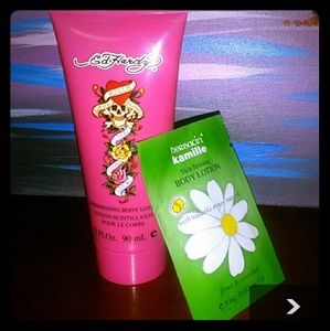 Ed Hardy Shimmering Body Lotion w/FREE SAMPLE