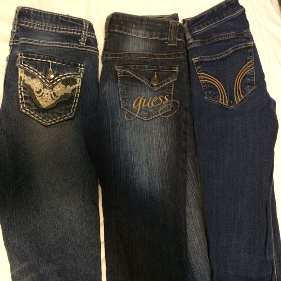 Jeans bundle guess Hollister vanilla star size 00