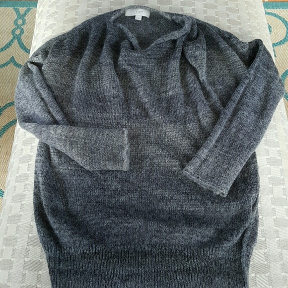 LOFT Sweaters - Loft grey mohair sweater