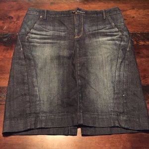 Express Denim Pencil Skirt