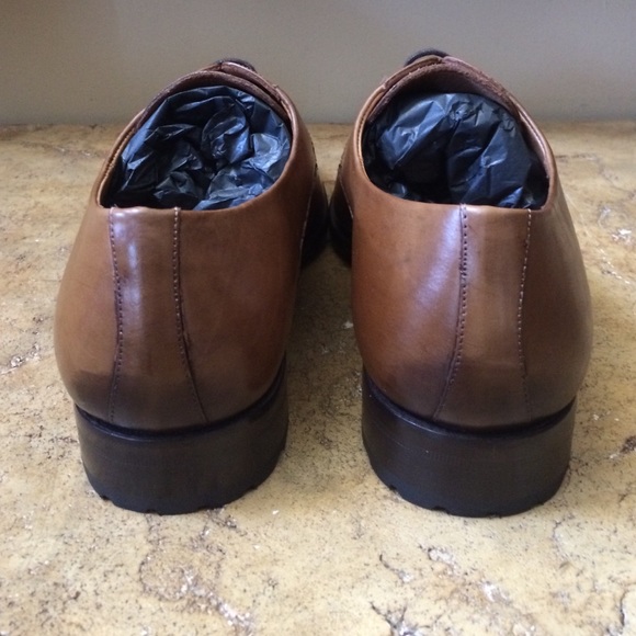Mezlan Men\'s Tan Leather Oxfords