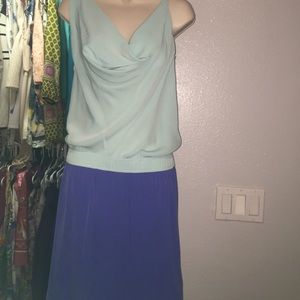 DIANE von FURSTENBURG two toned dress